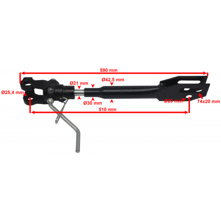 ZESTAW TUZ C-360 2x CIĘGŁO WIESZAK LEWY PRAWY 2x ŁAŃCUCH BOCZNY BELKA